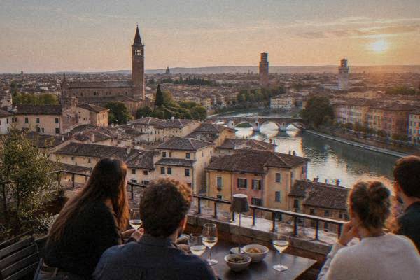 Tasting with Snacks and Views, Verona